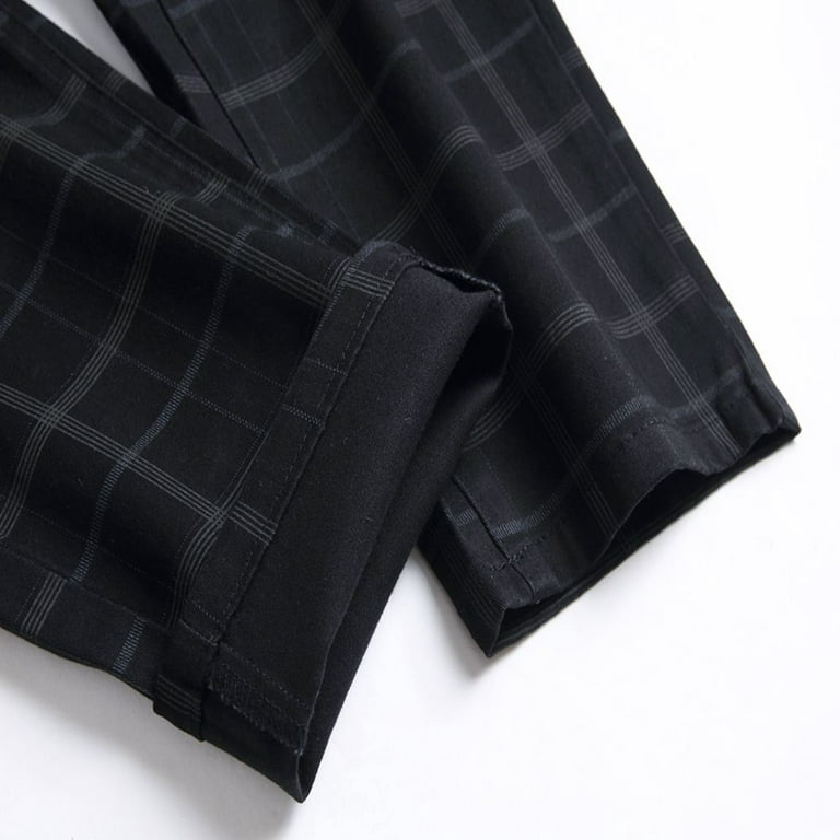 Louis Raphael Stretch Windowpane Slim Fit Flat Front Suit Separate Pant -  Macy's