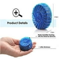 thumbnail image 2 of 24 Automatic Bleach Toilet Bowl Cleaner Stain Remover Blue Tab-Tablet Flush Tank, 2 of 6
