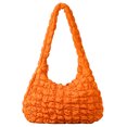 thumbnail image 1 of Bolso tipo cartera con burbujas para mujer, Bolso informal con pliegues en la nube, Bolso para citas diarias de gran capacidad, 1 of 7