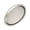 L, variant on Oval Serving Plate Stainless Steel Shallow Appetizer Tray for Coffee Table Sweets and Home Tea Time Serving