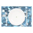 thumbnail image 2 of Seawater Colored Modern Pattern 4-Piece 12x18in Heat-Proof Place Mats Set, Non-Slip for Family Dining, 2 of 8