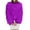 Purple, variant on Hueook Faux Fur Vest Women Winter Solid Color Casual Extended Warm Jacket Pink 3X