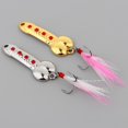 thumbnail image 2 of 2 uds, señuelos oscilantes para , cebos de fundición, lentejuelas, cucharas , señuelos para truchas, Walleyes, pargo bajo, tipo 10g DYNWAVEMX Señuelos de cucharas de fundición Señuelos de cebo de metal, 2 of 8