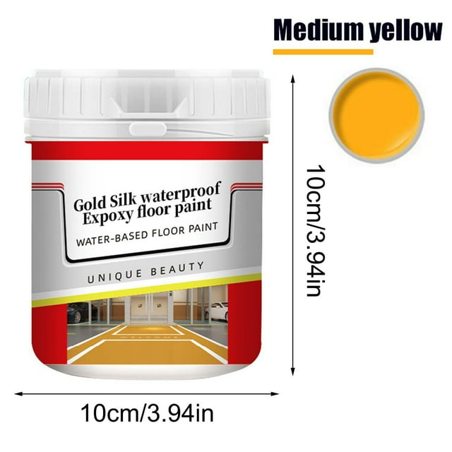 fheaev Peinture de Sol Antidérapante à Base d'Eau pour Garage 500ml