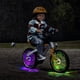 thumbnail image 4 of Luces recargables para cubo de rueda de bicicleta, luces LED impermeables para radios de ciclismo, luz decorativa de advertencia de seguridad para bicicletas de 7 colores para niños y adulto, 4 of 5