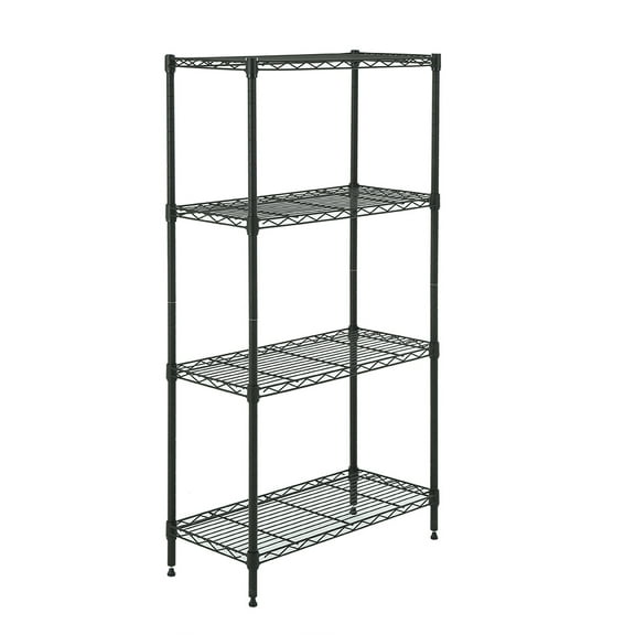 4 tier grey shelving 11.8x25.6x45.5in