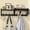 Black-Wood, variant on 29'' Rustic Coat Rack Wall Mount with Shelf, Solid Wood Coat and Key Hanger with 11 Metal Hooks, Farmhouse Wall Organizer for Mail, Entryway Wall Hangers for Hats, Clothes, Backpacks, Mudroom