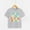 Gray, variant on Kid Round Neck T-Shirts Girls Short Sleeve Sweatshirt Printed Pullover Loose Blouses Shirt Top White Size 5 Years