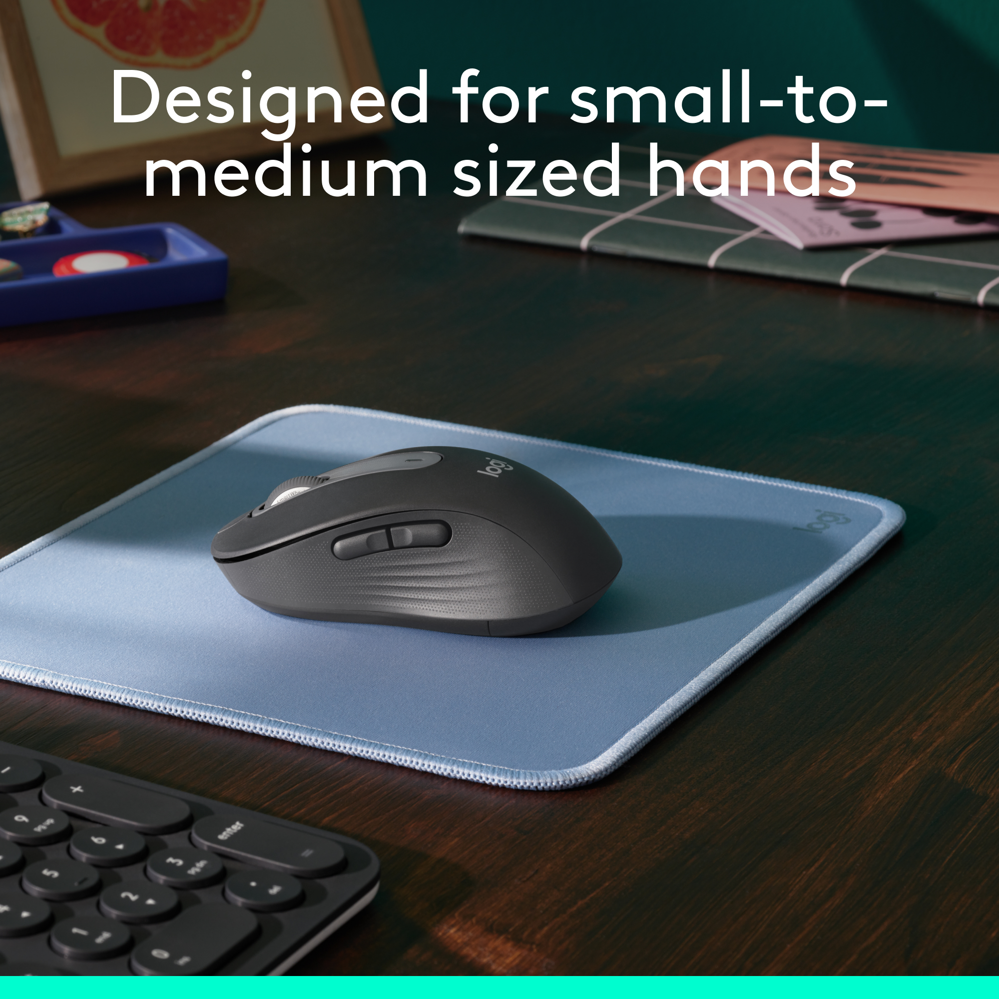 Logitech Signature M650 Wireless Mouse, Graphite photo 3