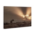 thumbnail image 4 of Stupell Industries Faded Sunset with Horse Landscape & Nature Photography Wrapped Canvas Art Print Wall Art, 30 x 20, 4 of 8