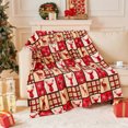 thumbnail image 6 of Seyotauo Flannel Blanket for Couch, Red & White Plaid Fleece Throw Blanket, Soft & Warm Buffalo Plaid Decor Gift Blanket for Women, Men, 6 of 6