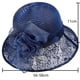 thumbnail image 2 of Sombreros de moda para mujer, sombrero de pescador con estampado, ventilado, de organza, con flores y protector solar, de poliéster., 2 of 2