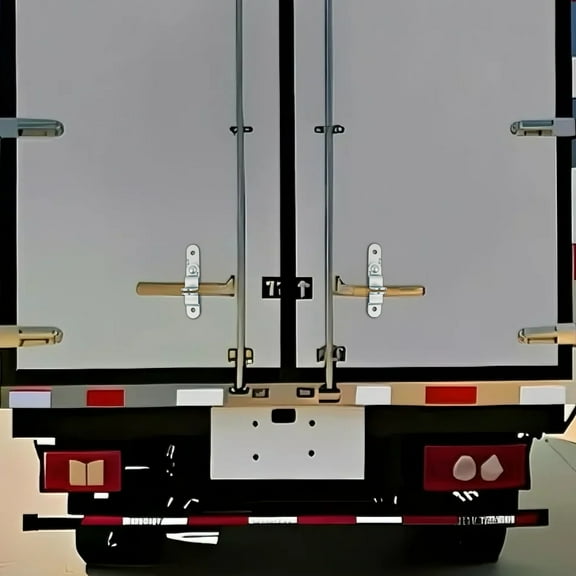 2Pcs Cargo Trailer Door Latch Heavy Duty Ramp Locking Hasp Easy to Install Trailer Lock Bar Multipurpose Enclosed Latch for Racing Car Automobile Motorcycle Utility Vehicles