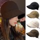 thumbnail image 2 of Gorra de béisbol de color sólido con forro de terciopelo ajustable para mujer, diseño con protección para las orejas, para exteriores e invierno., 2 of 8