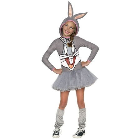Looney Tunes Bugs Bunny Hooded Costume for Kids