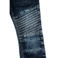 thumbnail image 5 of X RAY JEANS  Little Boy's Slim Stretch Moto Jean, Dark Stone, 4, 5 of 6