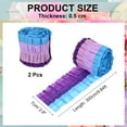thumbnail image 2 of Uxcell 2Pcs Crepe Paper Streamers, 9.84ft Crepe Paper Blue, Dark Purple, Light Purple, 2 of 6