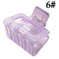 thumbnail image 4 of Pince à Cheveux Française Pince à Cheveux Petit Rectangle de Couleur Unie Pince à Cheveux Géométrique, 4 of 10