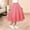 Red, variant on Cethrio Girls Midi Skirts Size 7-8 T, Summer Casual A-Line Elastic Waist Plaid Shirts with Pockets Pink