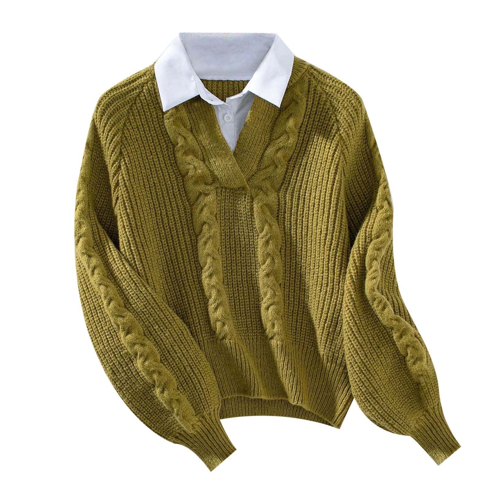 TJAZFJPA Off Shoulder Sweater Ladies' and Winter Women's Casual
