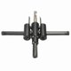 thumbnail image 5 of Fiauli 30mm-120mm Adjustable Drill Bit Cutter Kit Metal Wood Circle Hole Saw DIY Tool ws, 5 of 5