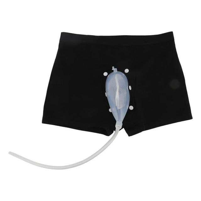 Juego de colector de urinario, Juego de colector de urinario para hombres Colector de orina portátil Embudo de orina Colector de soporte para orina Acabado de lujo