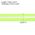 thumbnail image 3 of Unique Bargains 43.3' Non-Slip Perforated Tennis Racket Overgrip Tape with Ridges Light Green 6 Pack, 3 of 7