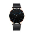 thumbnail image 2 of Resicozy Watch for Men Leather Band Wristwatch Elegant Daily Waterproof Gentleman Dress Round Case Watch F One Size, 2 of 4