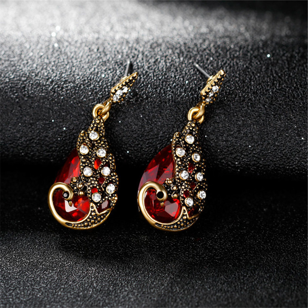 Kayannuo Gifts For Women Christmas Clearance Women's Peacock Pendant Earring Necklace Vintage Wedding Jewellery Set Christmas Gifts - image 3 of 3