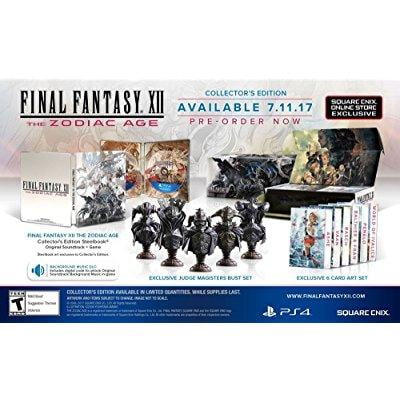 final fantasy xii: the zodiac age collectors edition - playstation 4