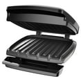 thumbnail image 4 of George Foreman 4-Serving Electric Grill And Panini Press, Black, 4 of 6