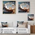 thumbnail image 4 of Designart "White Clam Pearl quintessence" Animals Floater Framed Wall Art Print, 4 of 7