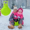 thumbnail image 3 of ABPWLY Toys Safe Snow Sled for Kids Plastic Winter Toboggan Outdoor Sport Skiing Board for Children 6+ Years Games, 3 of 6