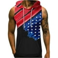 thumbnail image 2 of Lilgiuy Men 4th of July Tank Top Hawaiian 3D Non Positioning Printed Tank Top Casual Sports Sleeveless T-shirt Tank Top/shirt Blouses Festival Gifts(Black,L), 2 of 5