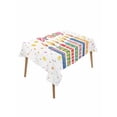thumbnail image 2 of Happy Birthday Tablecloth Rectangle Table Cloth 60x84 ,Waterproof Outdoor Table Cloth Covers Decorative Table Protector ,Colorful Star Funny Celebration Washable Table Cover for Kitchen Dinning Party, 2 of 8