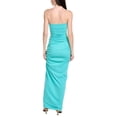 thumbnail image 2 of susana monaco womens  Angle Wire Strapless Gathered Maxi Dress, xs, Blue, 2 of 3