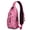 Sweet Strawberr, variant on Outer Space Starry Night Sling Backpack, Galaxy Planet Rocket Crossbody Daypack, Cute Moon Astronaut Travel Bag
