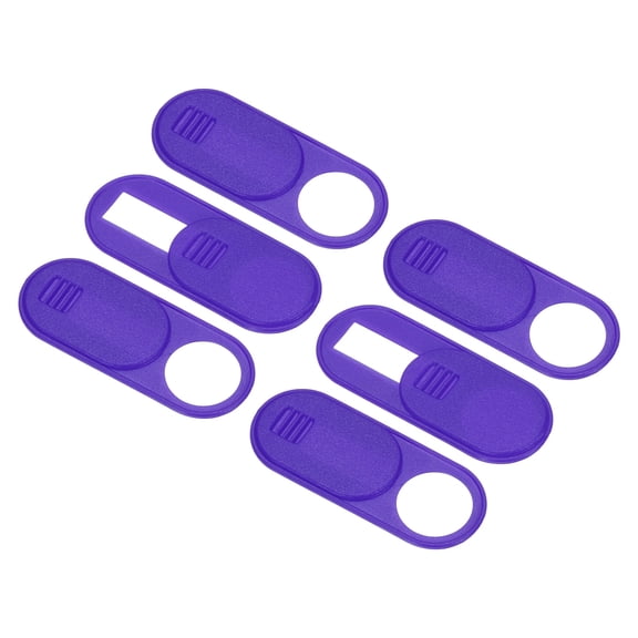 Uxcell 6Pcs Computer Camera Cover Slide, (0.039" Thickness, Purple), Ultra-Thin Laptop Camera Blocker Protecting Privacy and Security for Various Tablet/Desktop/Smartphone/PC Accessories