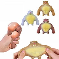 PEONAVET Handmade Squishes Toys,Cute Taba Squishes Toys,Soft Fufu Squishes Fidget Toys Silicone Squeeze Toys for Stress Relief