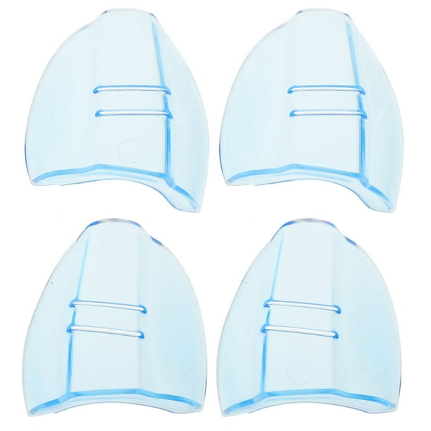 2 pares de gafas de seguridad con protectores laterales transparentes y protectores laterales flexibles.