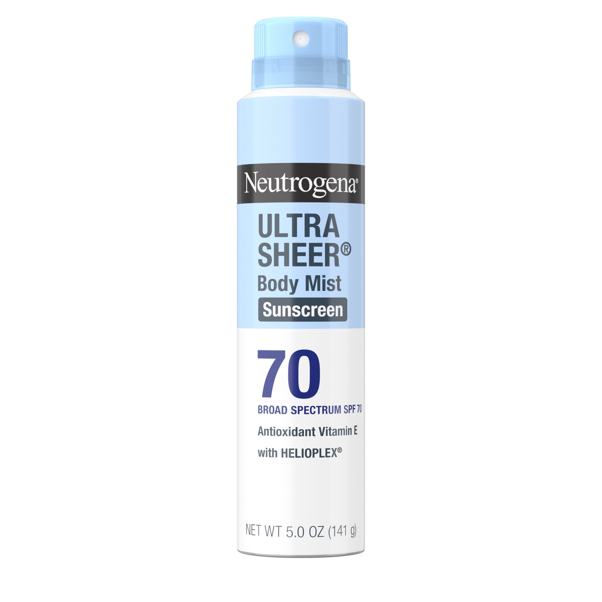 Neutrogena Ultra Sheer Dry-Touch Sunscreen Spray Broad Spectrum SPF 70, 5 oz