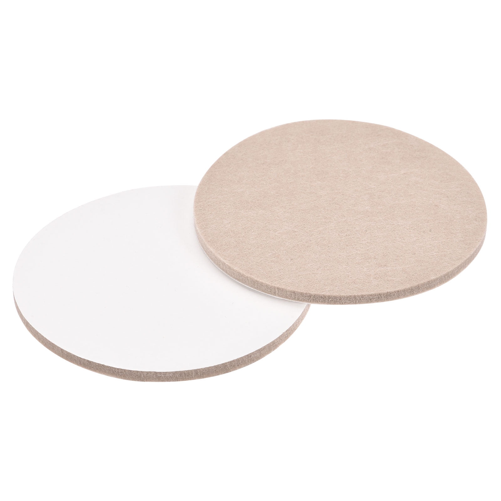 Uxcell Felt Furniture Pads 100mm Dia Self-stick Anti-scratch Floor Protector 16 Pads