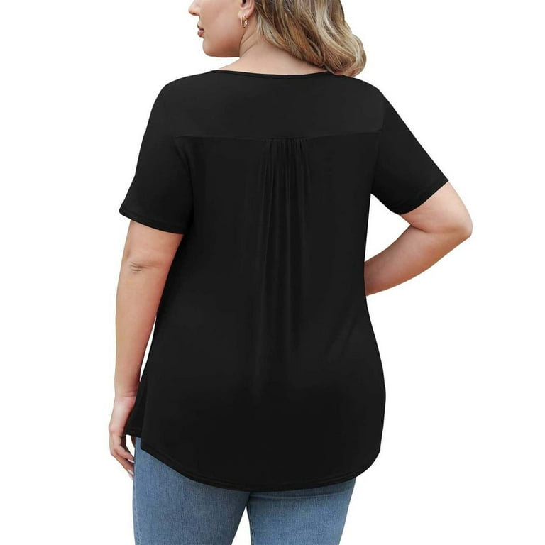 LBECLEY Womens Tops Shirts Women for 2022 Oversize Loose Women's V