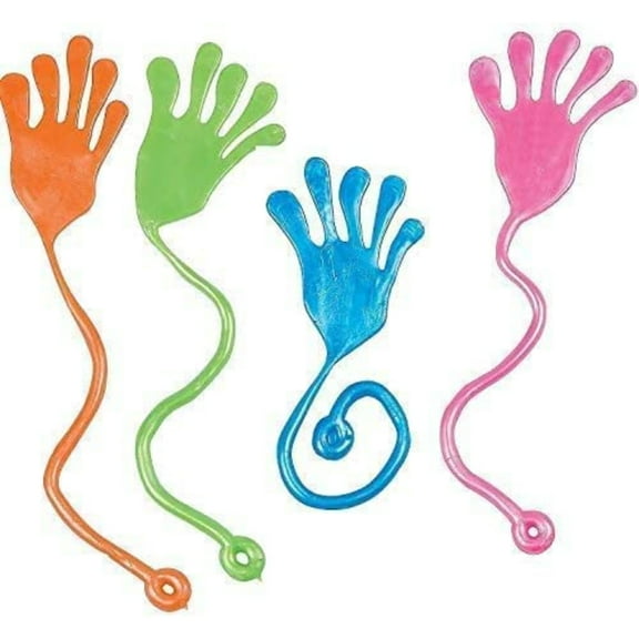 PEACNNG 20PCS Sticky Hands, Sticky Finger, Kids' Party Favor Sets, Wacky Fun Stretchy Sticky Hands, Toys for Sensory Kids