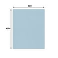 thumbnail image 2 of Baby Blue 32" x 40" Photo Mat Board Full Sheet - Uncut (25-Sheets), 2 of 4