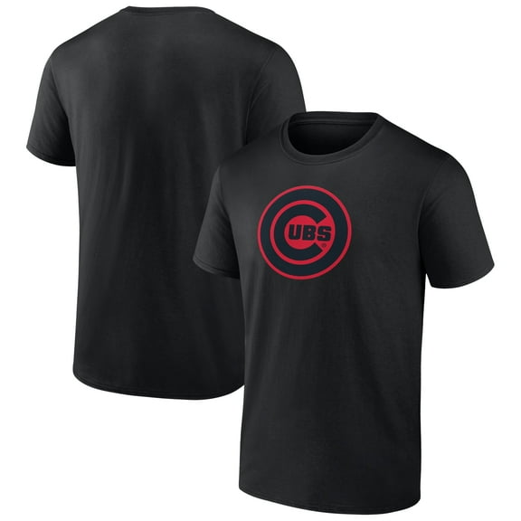Men's Black Chicago Cubs Rough Diamond T-Shirt