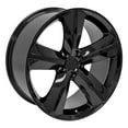 thumbnail image 4 of OE Wheels DG05 20 Inch Rim Fits Challenger SRT Style 5x115 20x9 Gloss Black - Hollander 2357 (1), 4 of 5