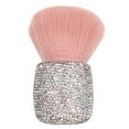 thumbnail image 1 of KAKOWELY Retractable Mushroom Head Makeup Brush Pink Travel Face Brush Rhinestone Nail Dust Brush Cosmetic Brush Portable Powder Brush Fluffy Foundation Brush For Cosmetic Buffing Powder, 1 of 5