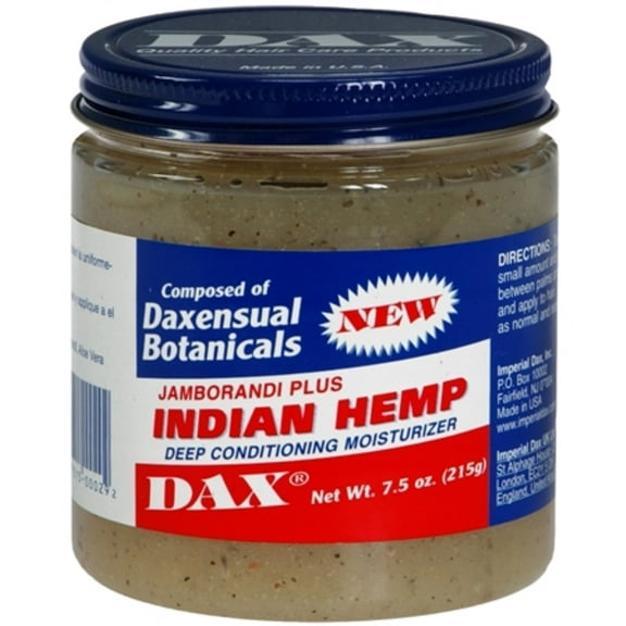 Dax Jamborandi Plus Indian Hemp Deep Conditioning Moisturizer 7.50 oz (Pack of 2)