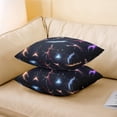 thumbnail image 3 of YST Lightning Throw Pillow Cover for Kids Teens Adult,Colorful Lightning Pillow Cover,Grey Space Cushion Cover,Abstract Lightning Landscape Decorative Pillow Cover 18x18 Inch, 3 of 6